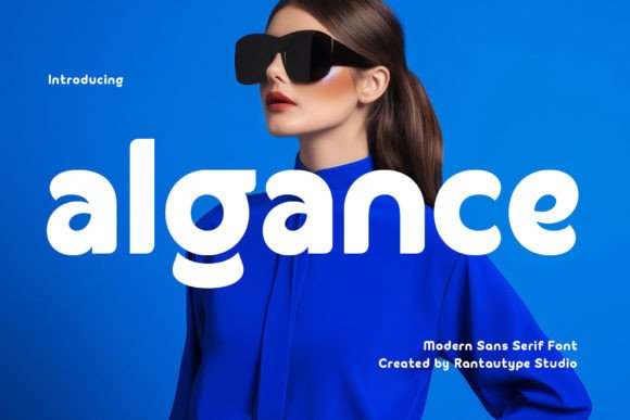 Algance: A Modern Sans Serif Font for Editorial Design