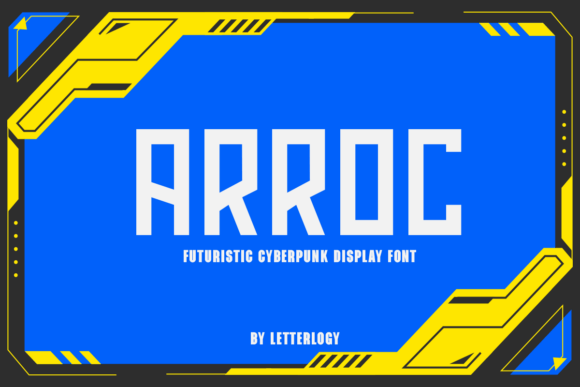 Arroc: A Futuristic Font for Modern Makers