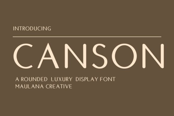 Canson Typeface Review: A Modern Sans Serif for Branding