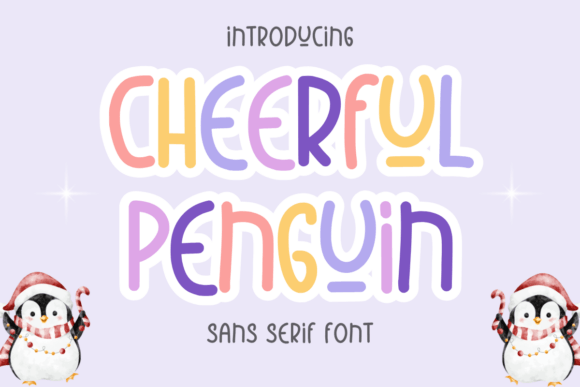 Cheerful Penguin: A Playful Sans Serif Font for Editors