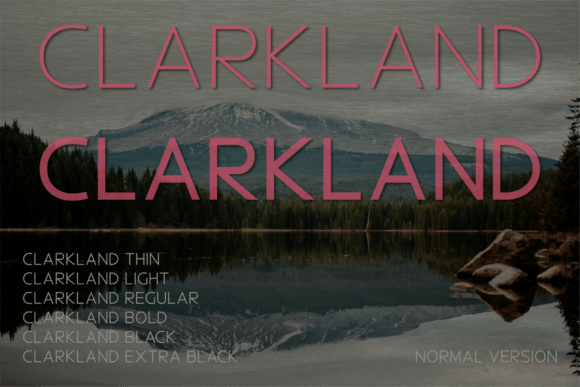 Clarkland: A Versatile Sans Serif Font for Makers