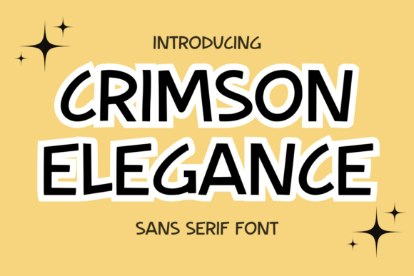 Crimson Elegance: A Versatile Sans Serif Font for Business
