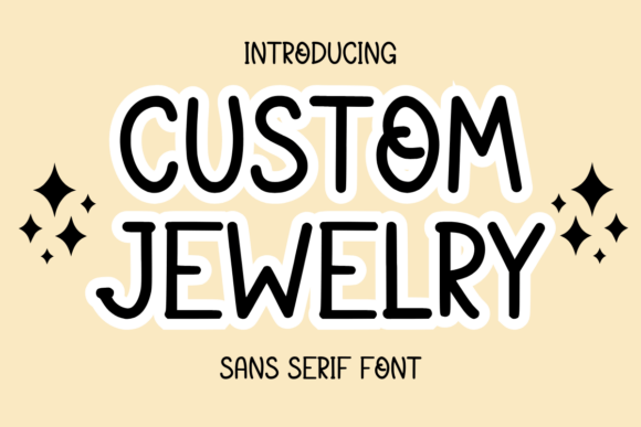Custom Jewelry Font Review for Campaign Design