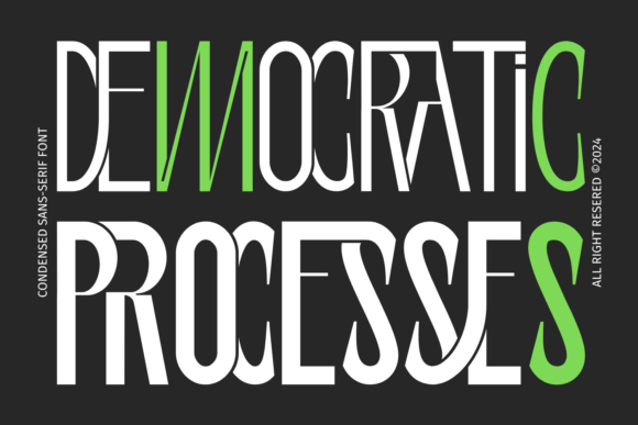 Democratic Processes: A Bold Sans Serif for Web Design