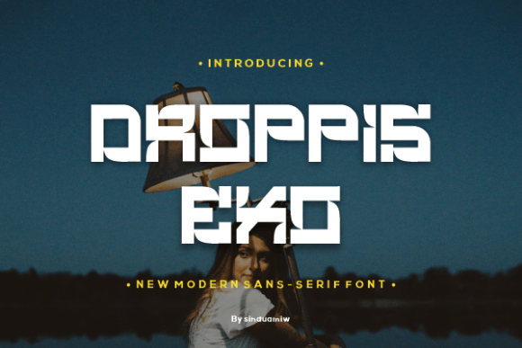 Droppis Exo: A Bold Sans Serif Display Font for Web Design