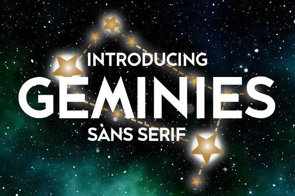 Geminies: The Sans Serif Font for Bold Marketing