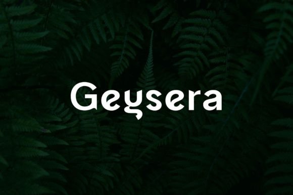 Geysera: A Modern Sans Serif Font for Web Design