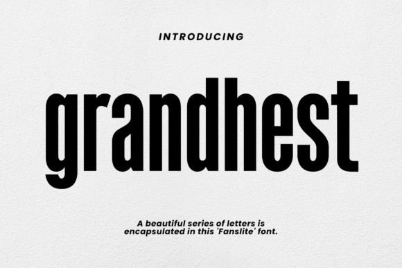 Grandhest Font: Balanced Sans Serif for Branding
