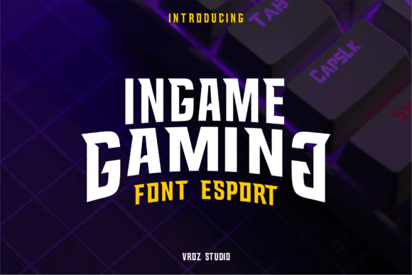 Ingame Font: A Sporty Typeface for Web Design