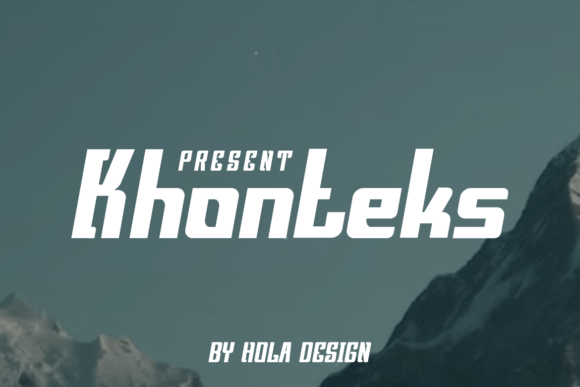 Khonteks: A Dynamic Sans Serif Font for Modern Brands