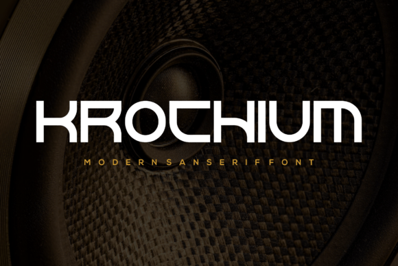 Krochium: A Modern Sans Serif Font for Makers