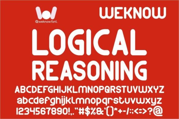 Logical Reasoning Font for Makers