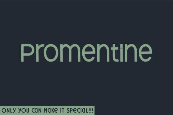 Promentine: The Handwritten Font for Clear Campaigns
