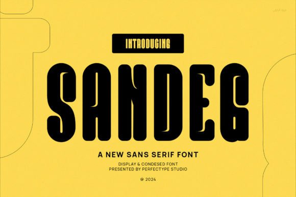 Sandeg Typeface: Balanced Sans Serif for Web Design
