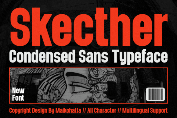 Skecther: A Condensed Sans Serif Font for Modern Web Design