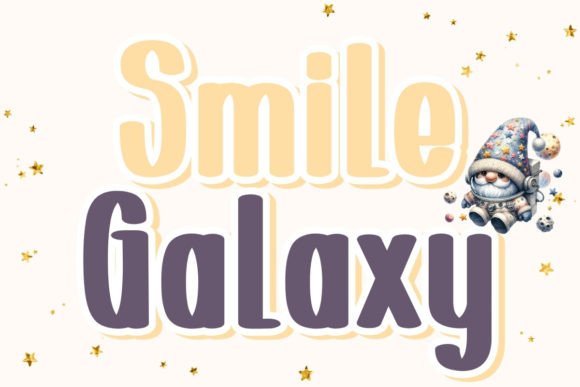 Smile Galaxy Font for Crafters