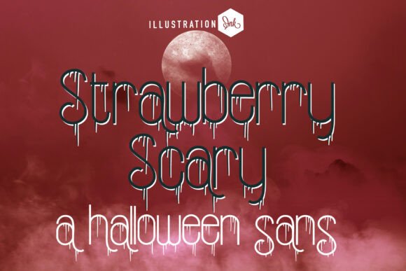 Strawberry Scary: A Bold Display Font for Campaigns