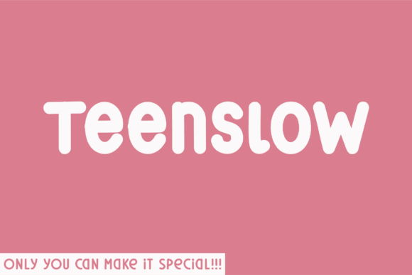 Teenslow Rounded: A Handwritten Typeface Review