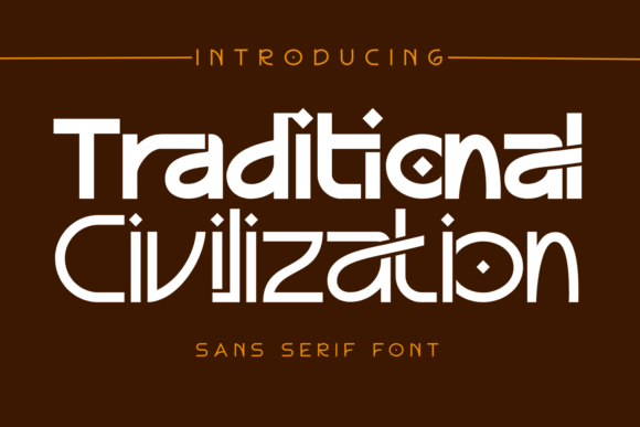 Traditional Civilization Font for Branding