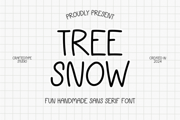 Tree Snow Font: A Festive Typeface for Editors